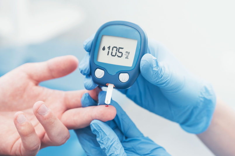Checking Sugar Level with Glucometer - NU Hospitals