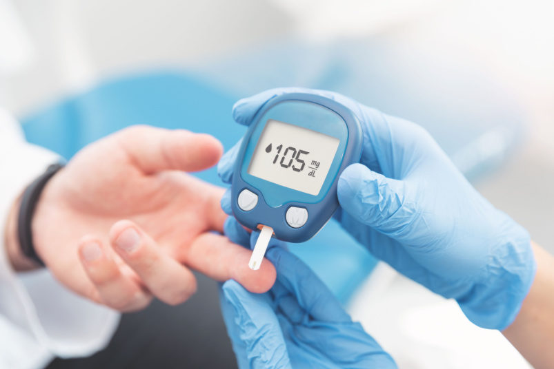 Checking blood sugar level - NU Hospitals